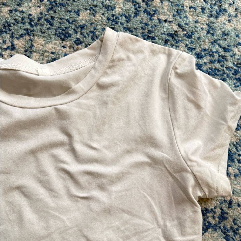 Classic White Crop Top